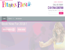 Tablet Screenshot of fitnessfiesta.com