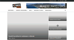 Desktop Screenshot of fitnessfiesta.hu